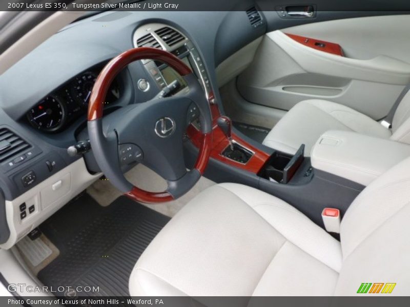 Tungsten Silver Metallic / Light Gray 2007 Lexus ES 350