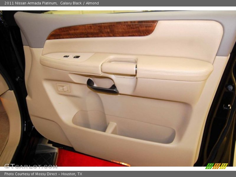 Galaxy Black / Almond 2011 Nissan Armada Platinum