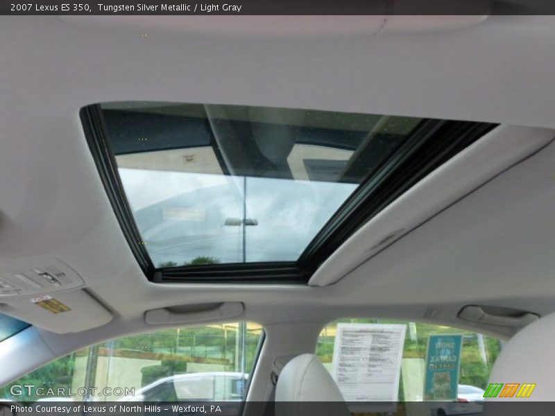 Tungsten Silver Metallic / Light Gray 2007 Lexus ES 350