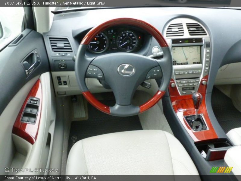 Tungsten Silver Metallic / Light Gray 2007 Lexus ES 350