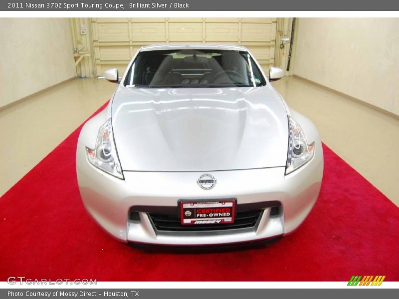 Brilliant Silver / Black 2011 Nissan 370Z Sport Touring Coupe
