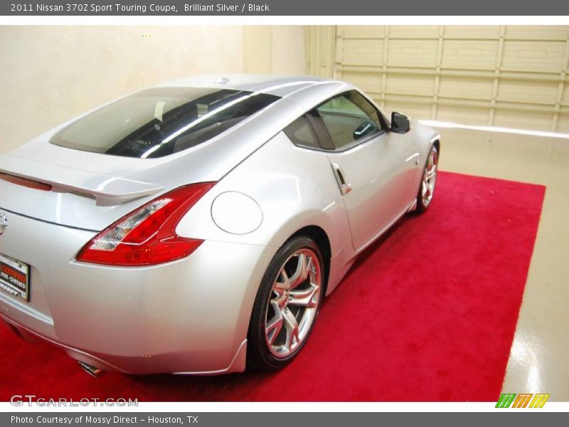 Brilliant Silver / Black 2011 Nissan 370Z Sport Touring Coupe