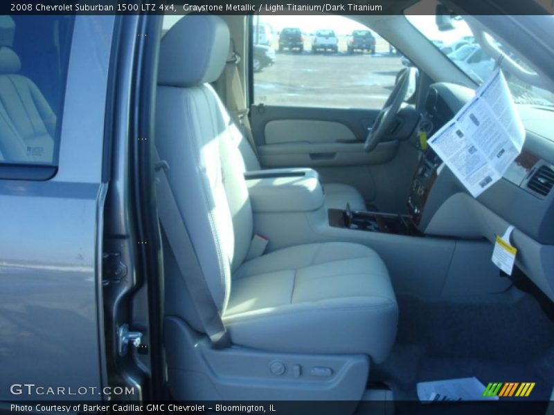 Graystone Metallic / Light Titanium/Dark Titanium 2008 Chevrolet Suburban 1500 LTZ 4x4