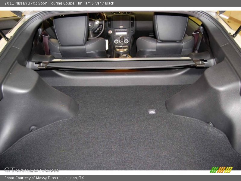Brilliant Silver / Black 2011 Nissan 370Z Sport Touring Coupe