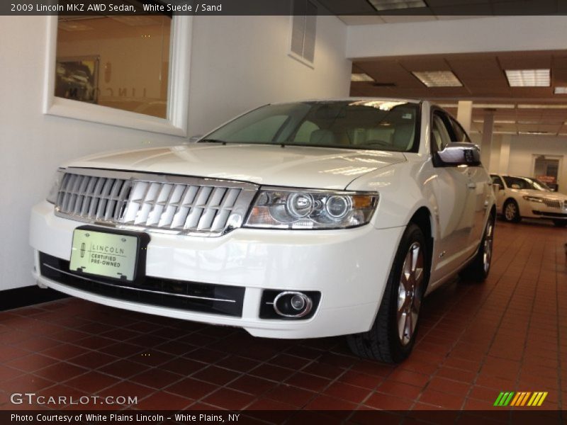 White Suede / Sand 2009 Lincoln MKZ AWD Sedan