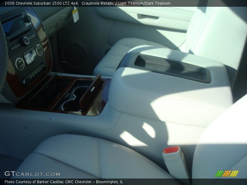 Graystone Metallic / Light Titanium/Dark Titanium 2008 Chevrolet Suburban 1500 LTZ 4x4