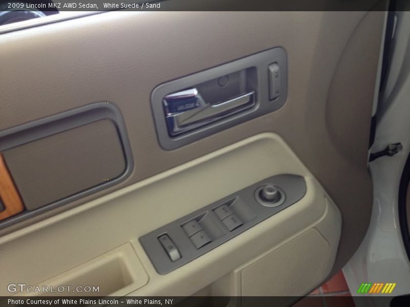 White Suede / Sand 2009 Lincoln MKZ AWD Sedan