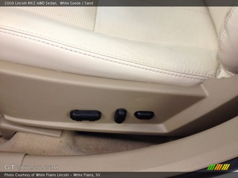 White Suede / Sand 2009 Lincoln MKZ AWD Sedan