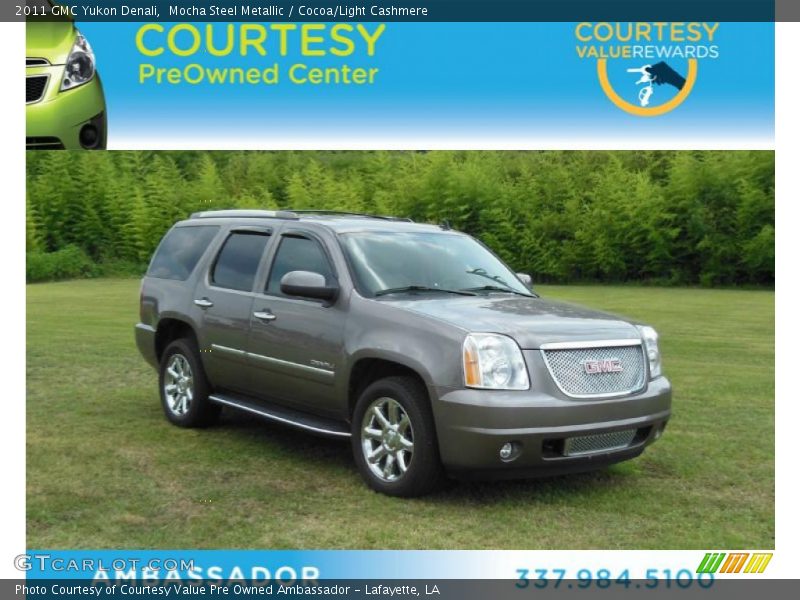 Mocha Steel Metallic / Cocoa/Light Cashmere 2011 GMC Yukon Denali