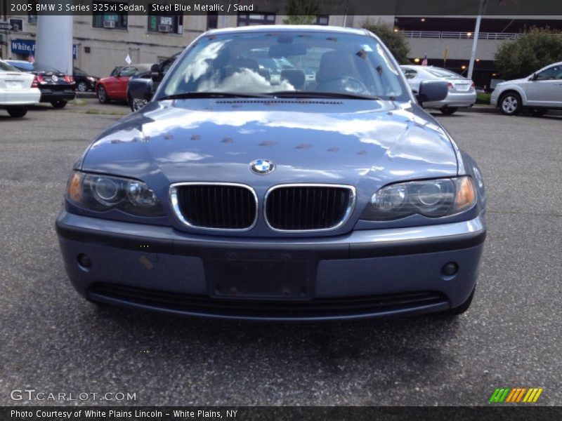 Steel Blue Metallic / Sand 2005 BMW 3 Series 325xi Sedan