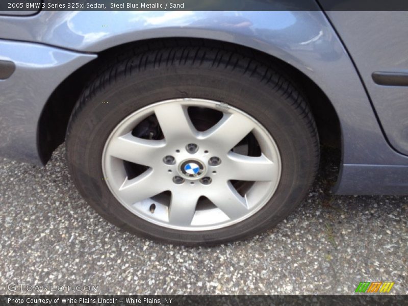 Steel Blue Metallic / Sand 2005 BMW 3 Series 325xi Sedan