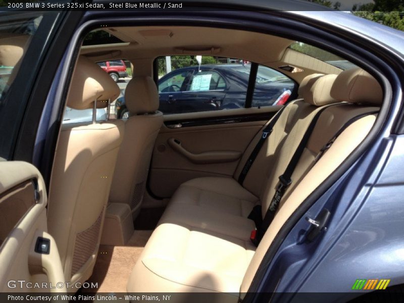 Steel Blue Metallic / Sand 2005 BMW 3 Series 325xi Sedan