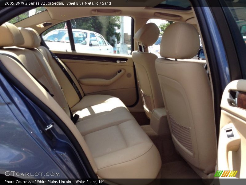 Steel Blue Metallic / Sand 2005 BMW 3 Series 325xi Sedan