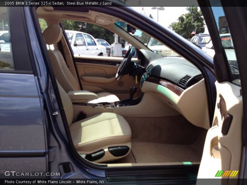 Steel Blue Metallic / Sand 2005 BMW 3 Series 325xi Sedan
