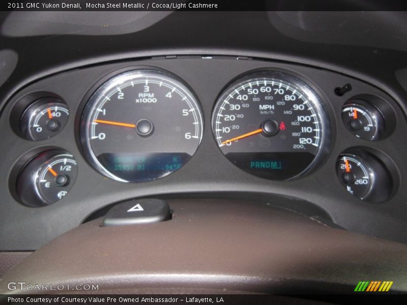 Mocha Steel Metallic / Cocoa/Light Cashmere 2011 GMC Yukon Denali