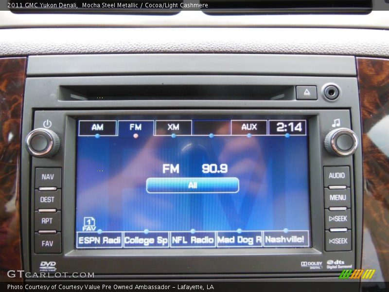 Mocha Steel Metallic / Cocoa/Light Cashmere 2011 GMC Yukon Denali