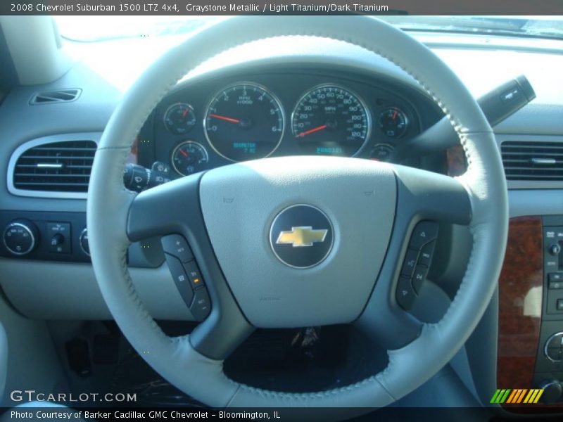 Graystone Metallic / Light Titanium/Dark Titanium 2008 Chevrolet Suburban 1500 LTZ 4x4