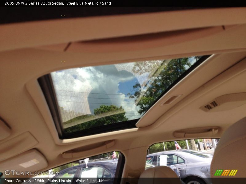 Steel Blue Metallic / Sand 2005 BMW 3 Series 325xi Sedan