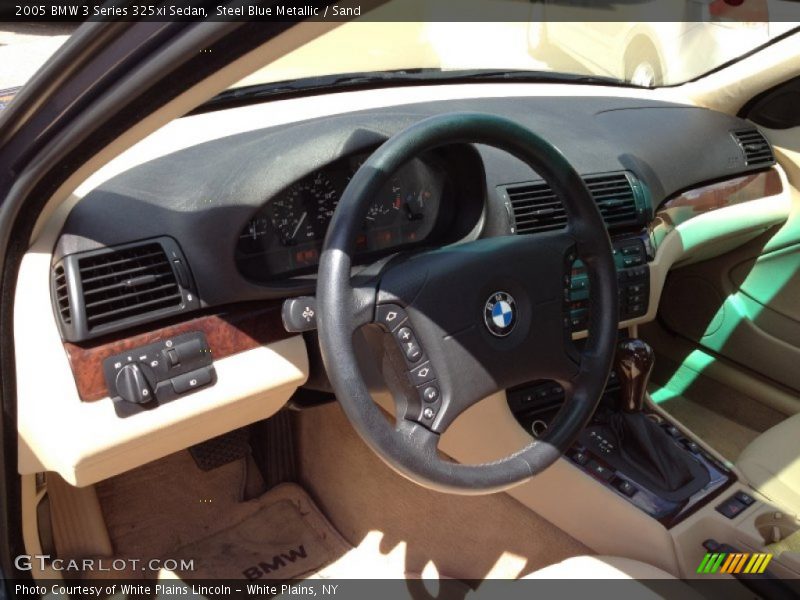 Steel Blue Metallic / Sand 2005 BMW 3 Series 325xi Sedan