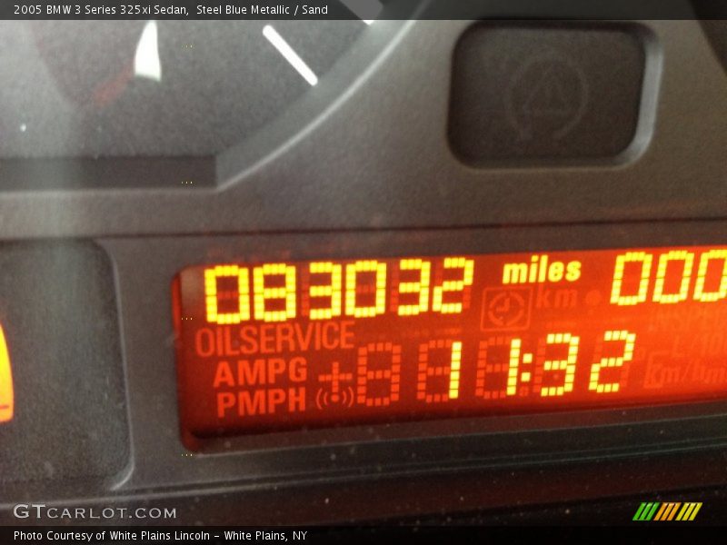 Steel Blue Metallic / Sand 2005 BMW 3 Series 325xi Sedan