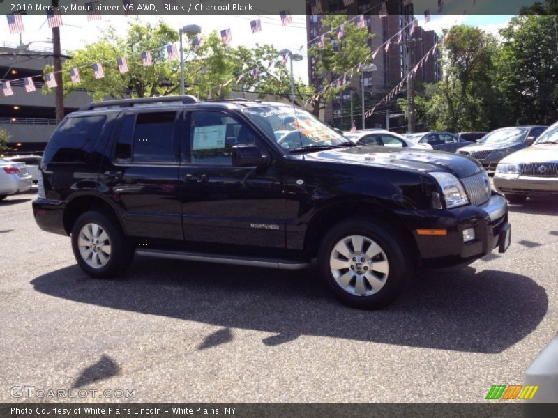 Black / Charcoal Black 2010 Mercury Mountaineer V6 AWD
