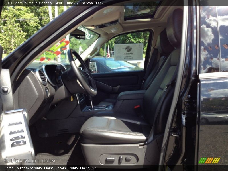 Black / Charcoal Black 2010 Mercury Mountaineer V6 AWD