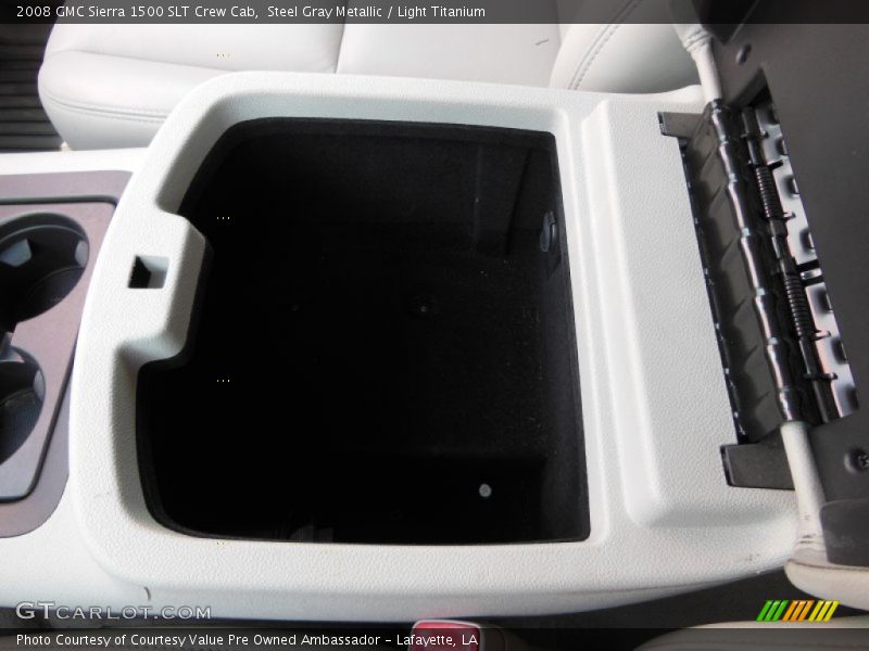 Steel Gray Metallic / Light Titanium 2008 GMC Sierra 1500 SLT Crew Cab