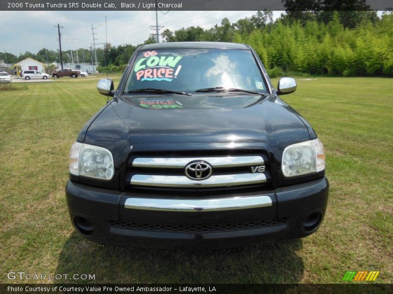 Black / Light Charcoal 2006 Toyota Tundra SR5 Double Cab