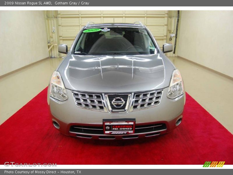Gotham Gray / Gray 2009 Nissan Rogue SL AWD