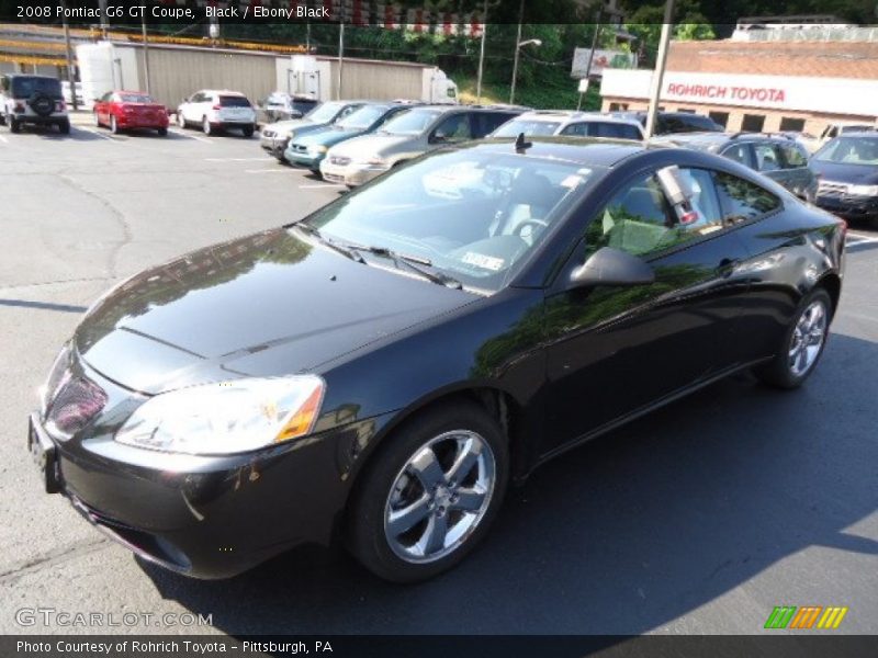Black / Ebony Black 2008 Pontiac G6 GT Coupe