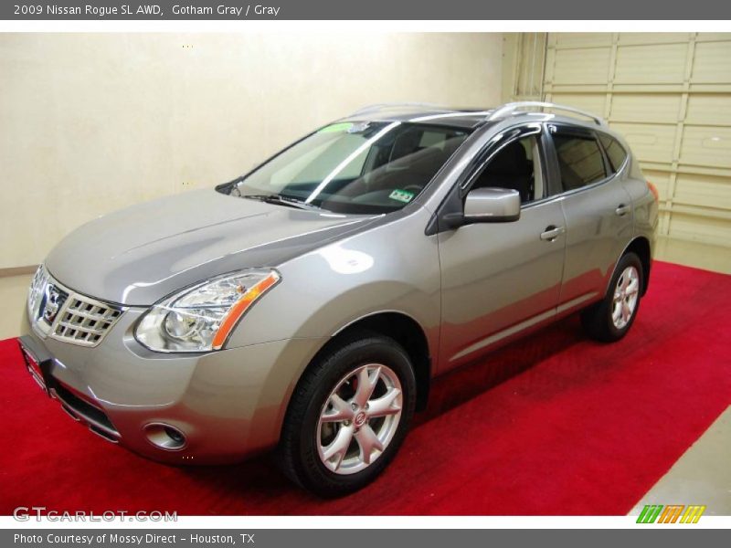 Gotham Gray / Gray 2009 Nissan Rogue SL AWD