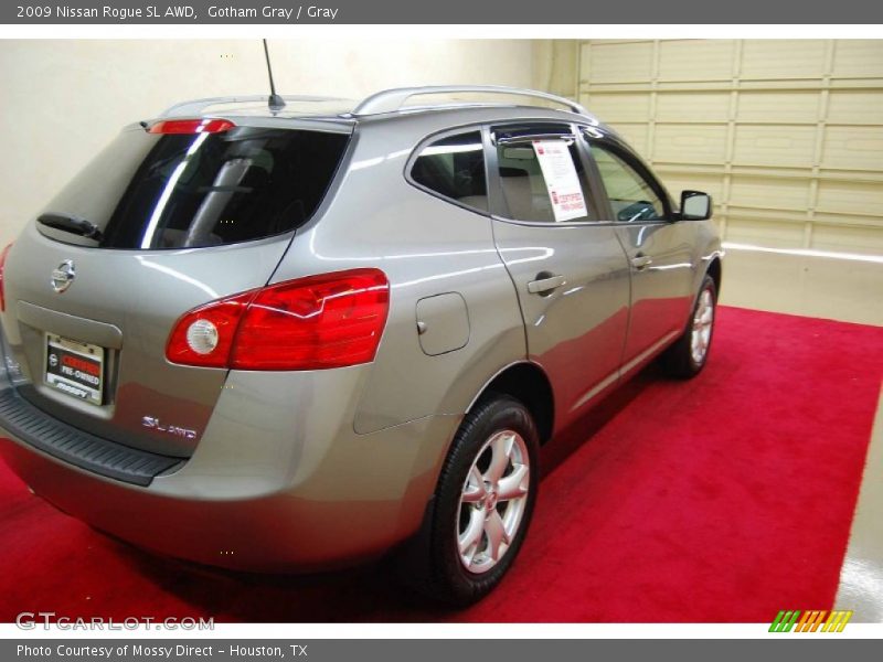 Gotham Gray / Gray 2009 Nissan Rogue SL AWD