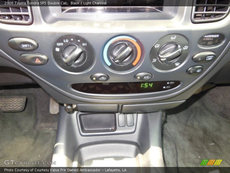 Black / Light Charcoal 2006 Toyota Tundra SR5 Double Cab