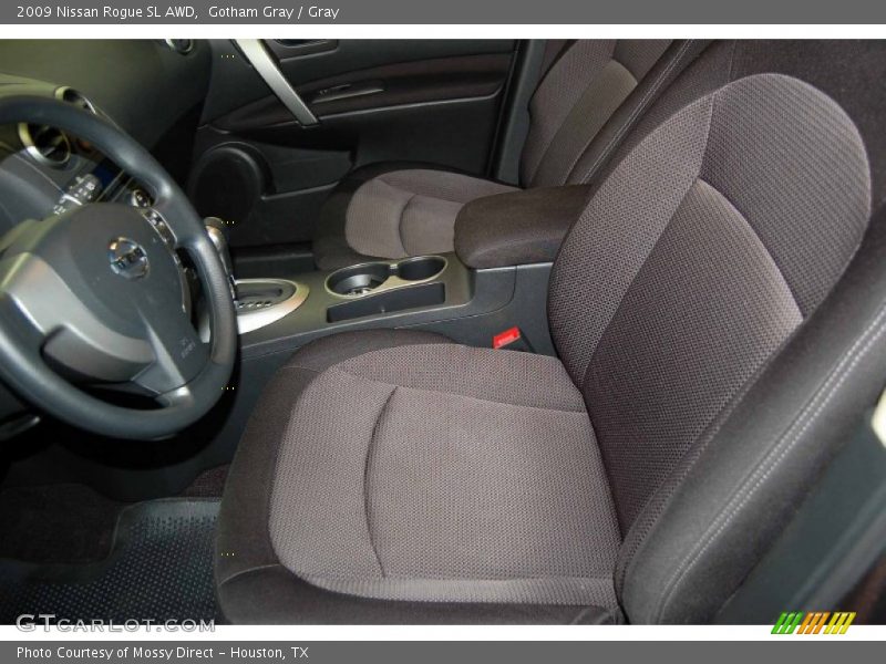 Gotham Gray / Gray 2009 Nissan Rogue SL AWD