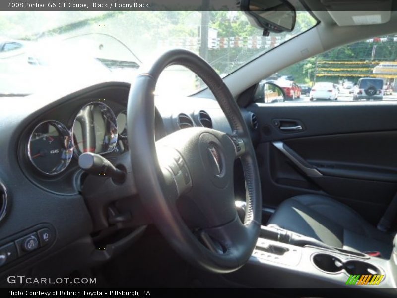 Black / Ebony Black 2008 Pontiac G6 GT Coupe