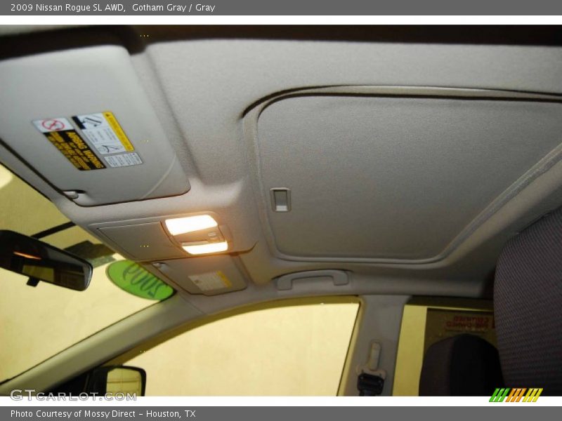 Gotham Gray / Gray 2009 Nissan Rogue SL AWD