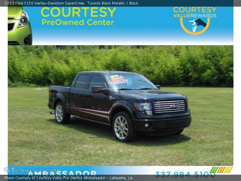 Tuxedo Black Metallic / Black 2011 Ford F150 Harley-Davidson SuperCrew