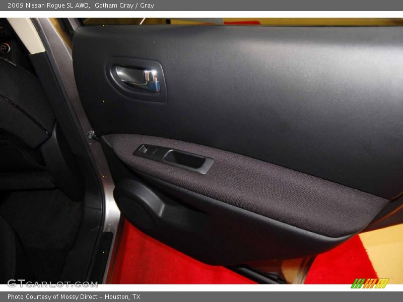Gotham Gray / Gray 2009 Nissan Rogue SL AWD