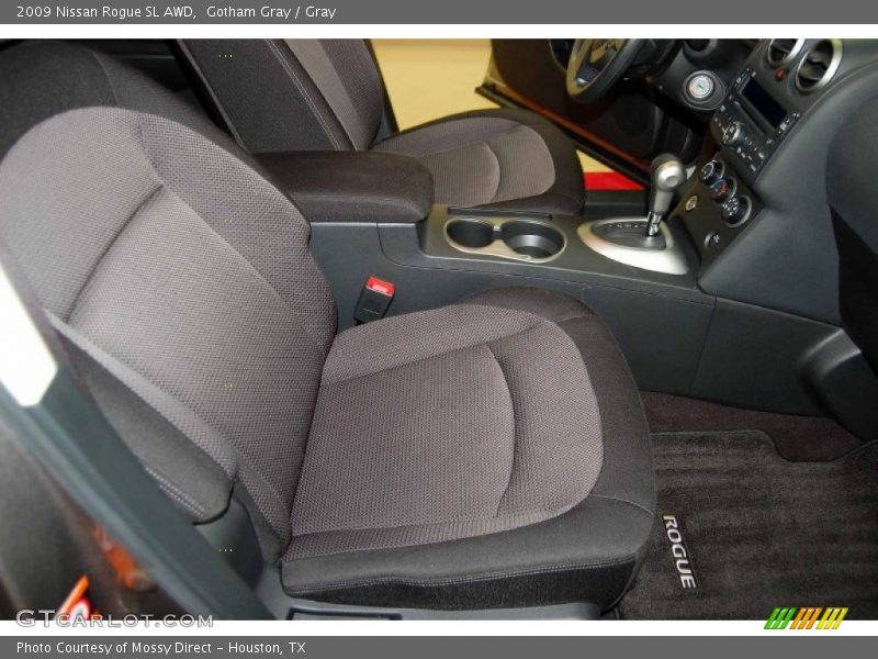Gotham Gray / Gray 2009 Nissan Rogue SL AWD