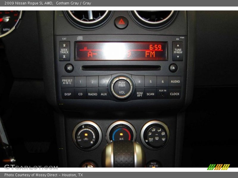 Gotham Gray / Gray 2009 Nissan Rogue SL AWD