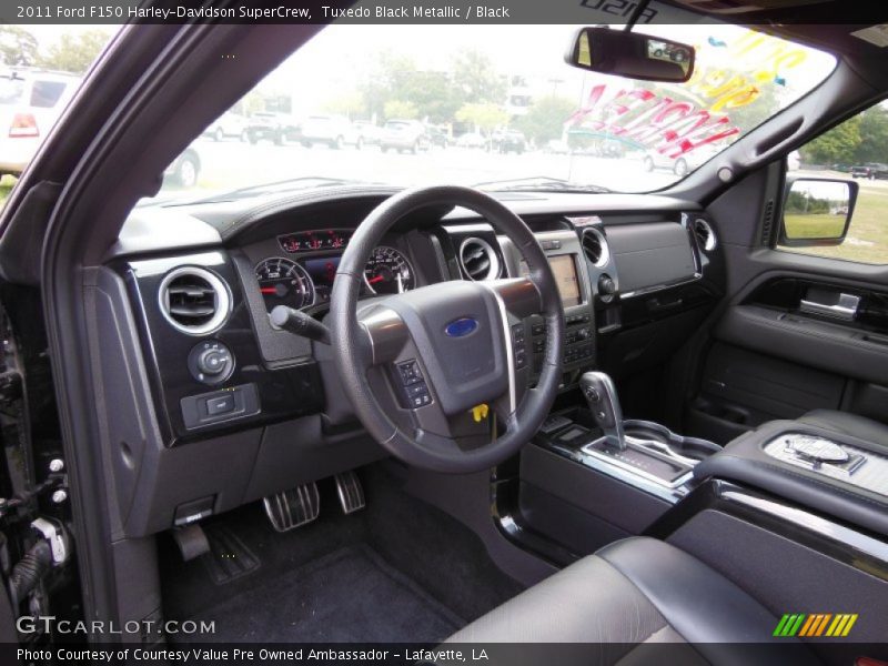  2011 F150 Harley-Davidson SuperCrew Black Interior