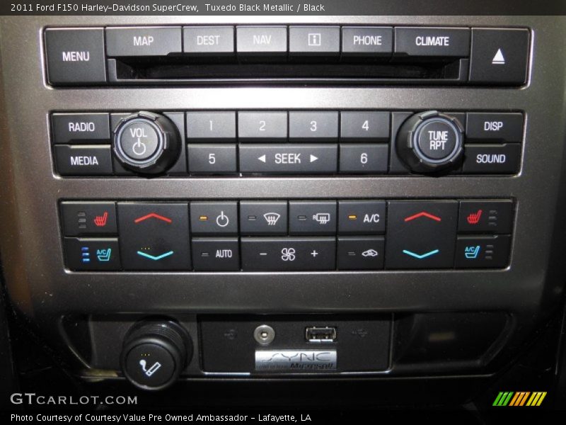 Controls of 2011 F150 Harley-Davidson SuperCrew
