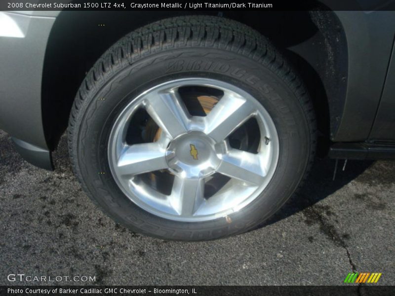 Graystone Metallic / Light Titanium/Dark Titanium 2008 Chevrolet Suburban 1500 LTZ 4x4