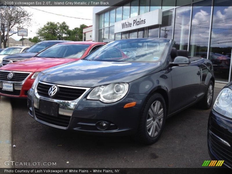 Island Grey Metallic / Titan Black 2008 Volkswagen Eos 2.0T