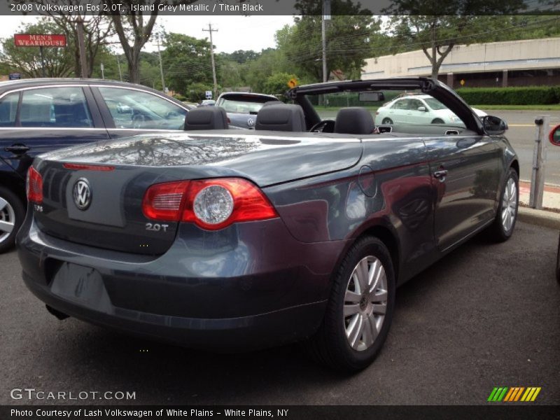 Island Grey Metallic / Titan Black 2008 Volkswagen Eos 2.0T