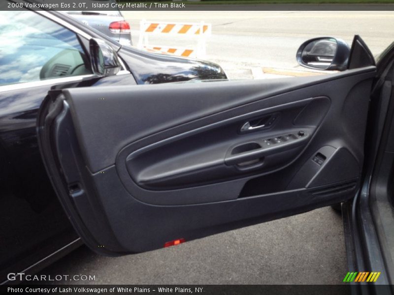 Island Grey Metallic / Titan Black 2008 Volkswagen Eos 2.0T