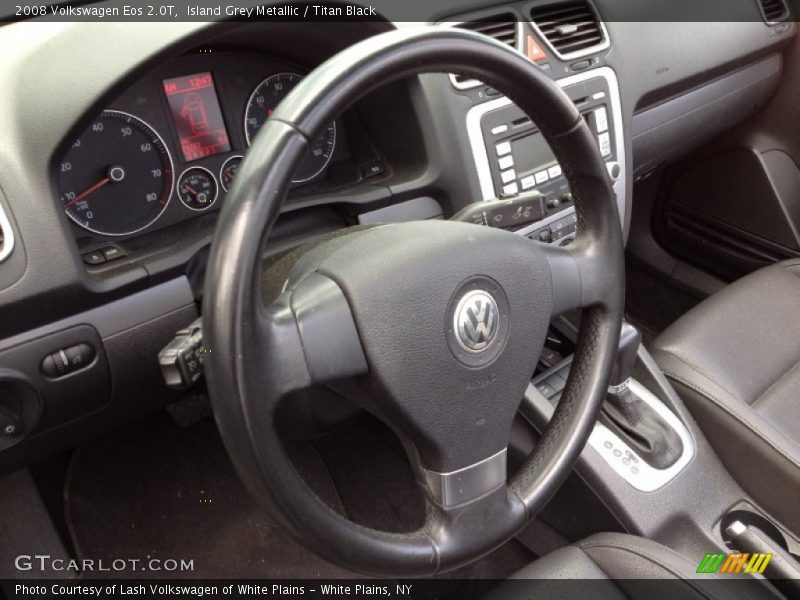 Island Grey Metallic / Titan Black 2008 Volkswagen Eos 2.0T