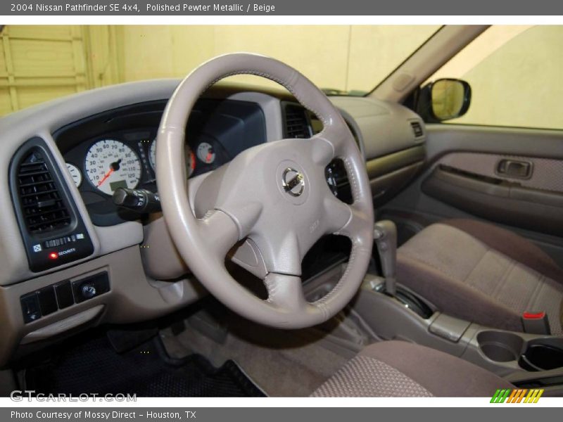 Polished Pewter Metallic / Beige 2004 Nissan Pathfinder SE 4x4