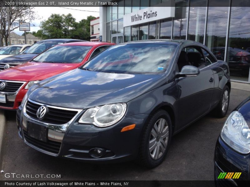Island Grey Metallic / Titan Black 2008 Volkswagen Eos 2.0T