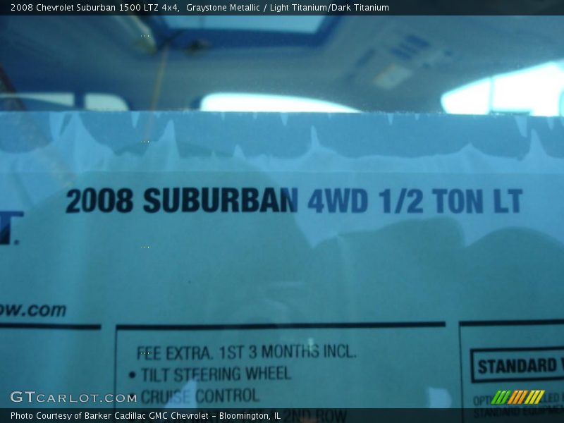 Graystone Metallic / Light Titanium/Dark Titanium 2008 Chevrolet Suburban 1500 LTZ 4x4
